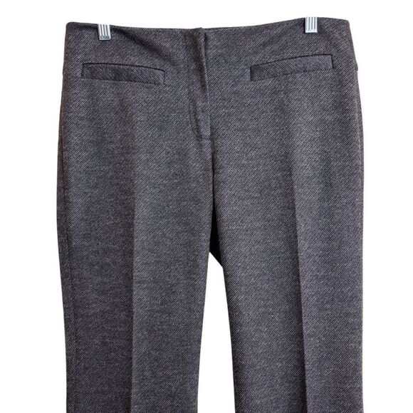 Michael Kors Office Siren Corpcore Grey Mid Rise Wool Blend Flared Pants Size 8 - Picture 3 of 11